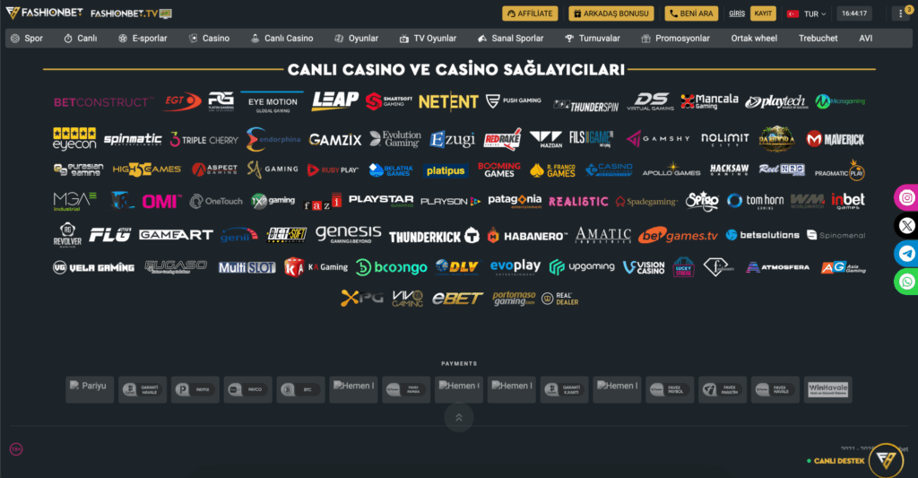 Fashionbet Altyapısı